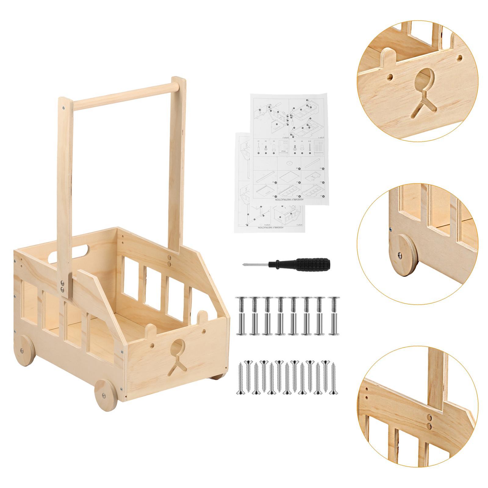 Baby Nursery Closet - Wood Baby Shower Basket Hamper Crate