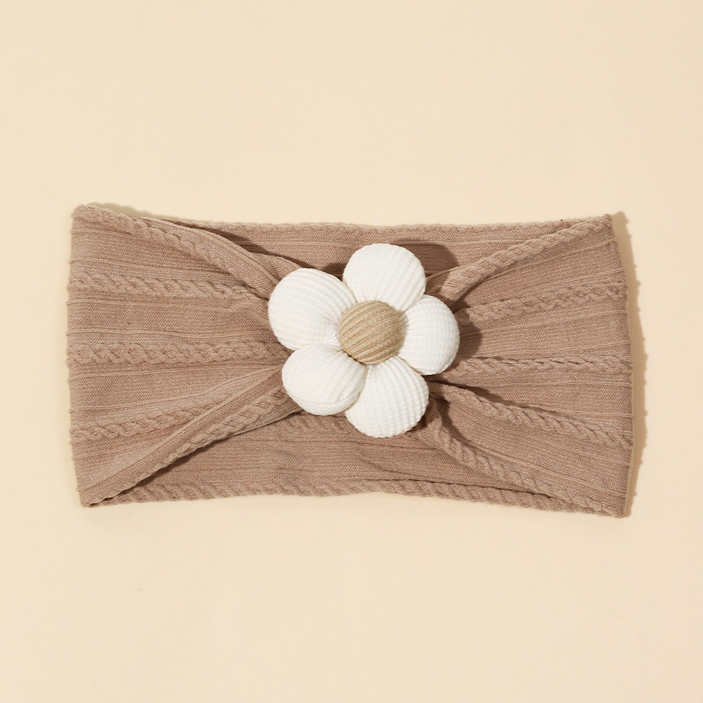 Baby Wrap Stretchy - Cute Flower Infant Baby Wide Headband
