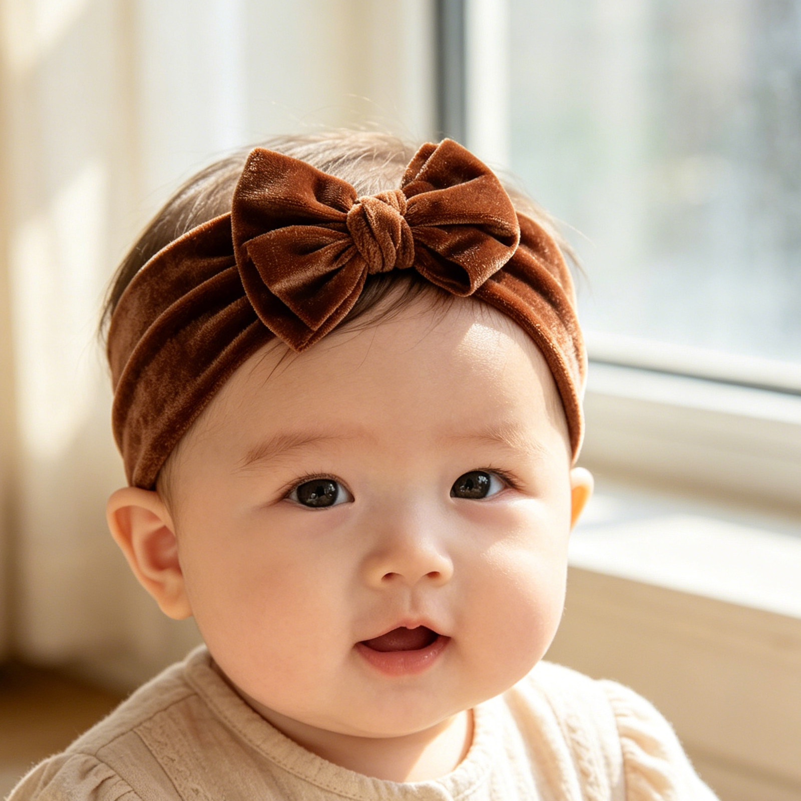 Baby Wrap Stretchy - 3Pcs Baby Headbands Girls Stretchy Bow