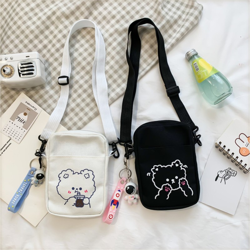Storage Basket Fabric - Cute Mini Canvas Handbags Women's Bag