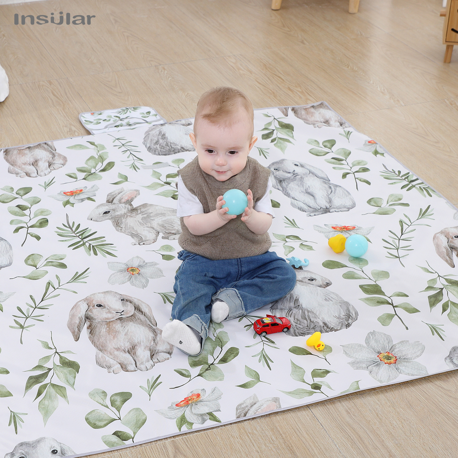 Baby Nursery Games - INSULAR Children's Carpet Baby Play Mat