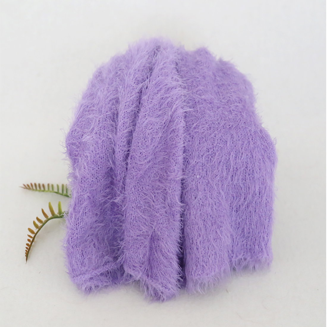 Baby Wrap Stretchy - Vintage-Style Newborn Baby Knit Fuzzy Wrap