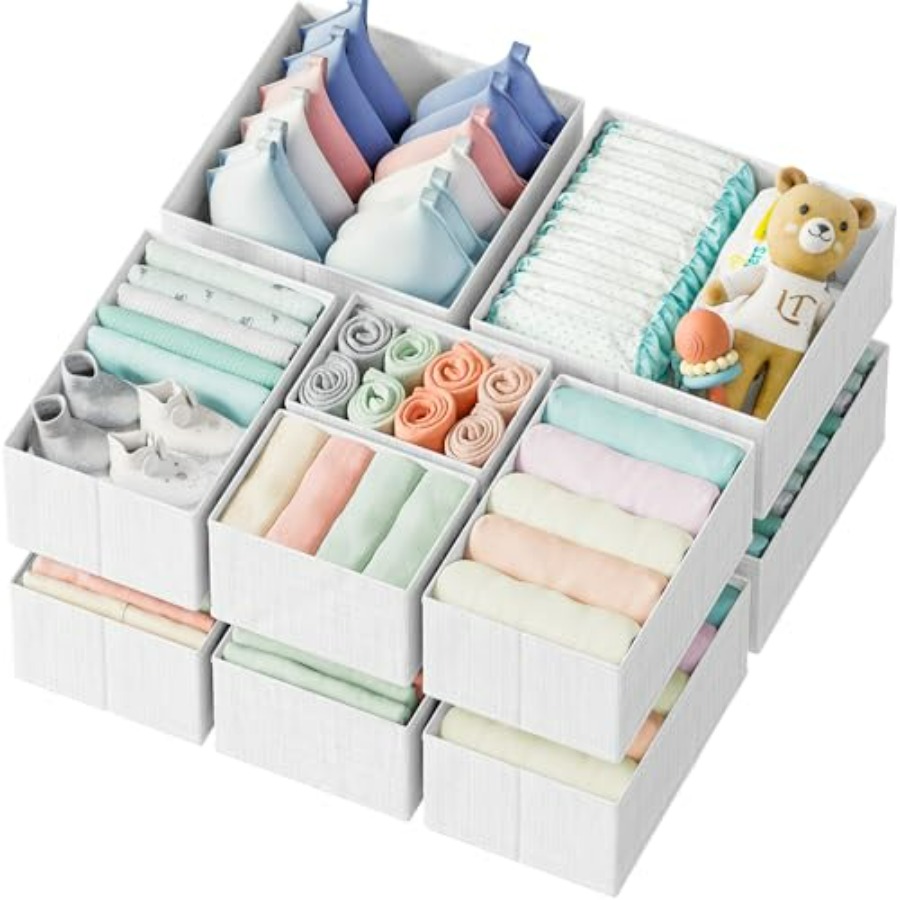 Baby Nursery Closet - Drawer Organizer Clothes Set of 12