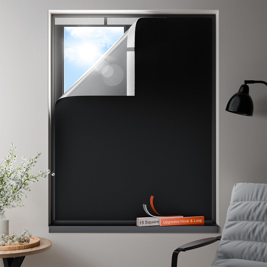 Baby Nursery Blackout Curtains - Blackout Curtains, Portable No Drill Window