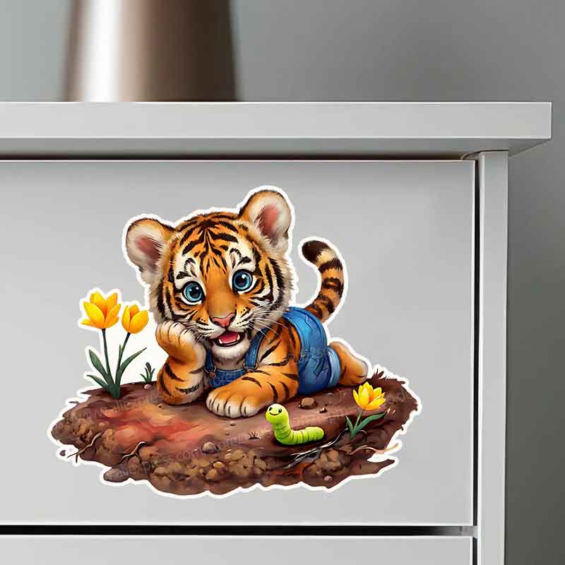 Woodland Baby in Garden Mural  - đánh giá và giá Baby Nursery Mural Wallpaper