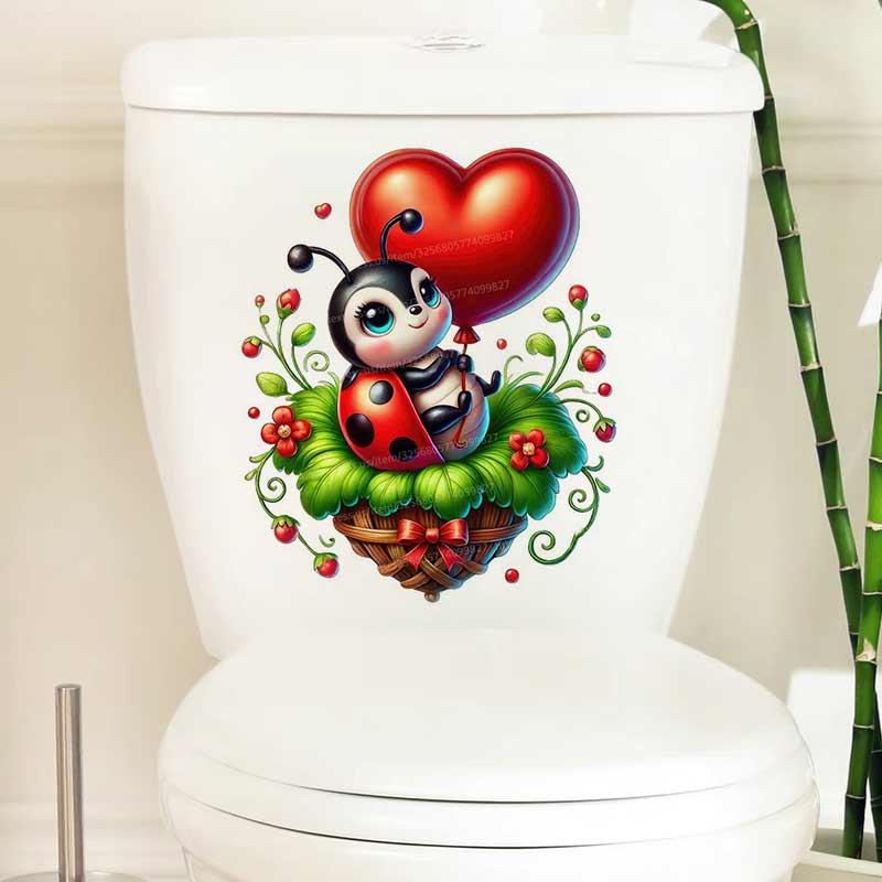 Cute Ladybug Wall Sticker Baby - đánh giá và giá Baby Nursery Mural Wallpaper