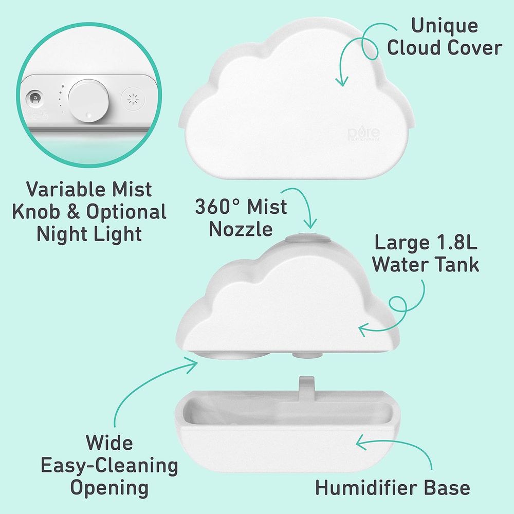 UltraCool Mist Humidifier with - đánh giá và giá Humidifier Nursery Quiet