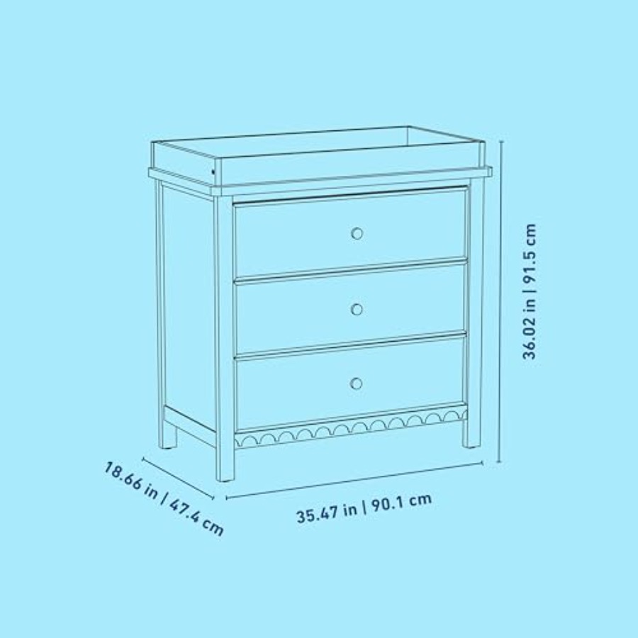 Graco Sasha Chest with Changin - đánh giá và giá Changing Table Topper