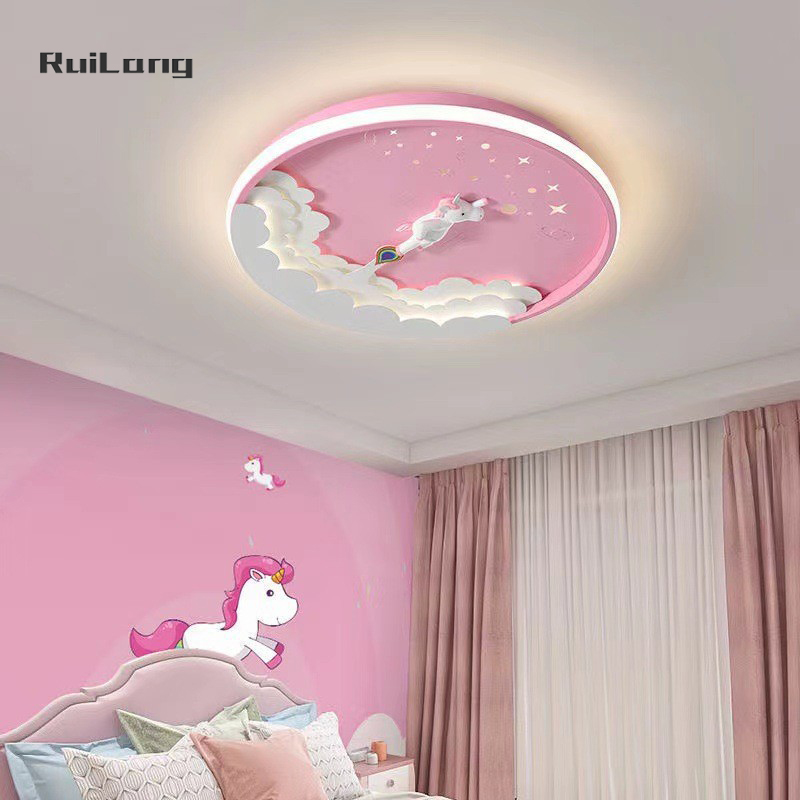 Cartoon Led Unicorn Ceiling La - đánh giá và giá Baby Nursery Ceiling Light