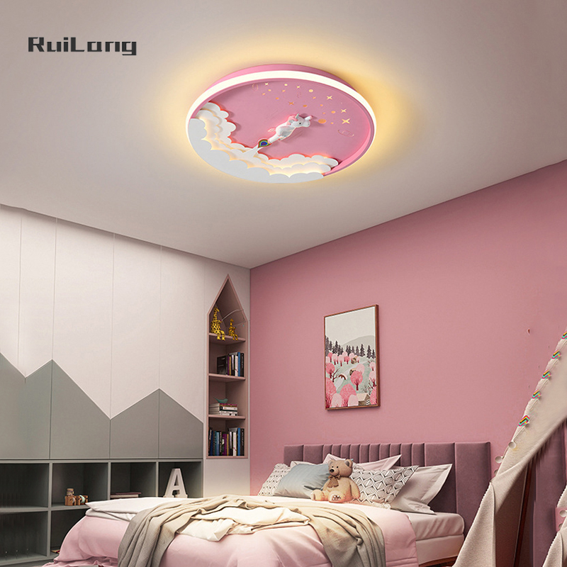 Cartoon Led Unicorn Ceiling La - đánh giá và giá Baby Nursery Ceiling Light