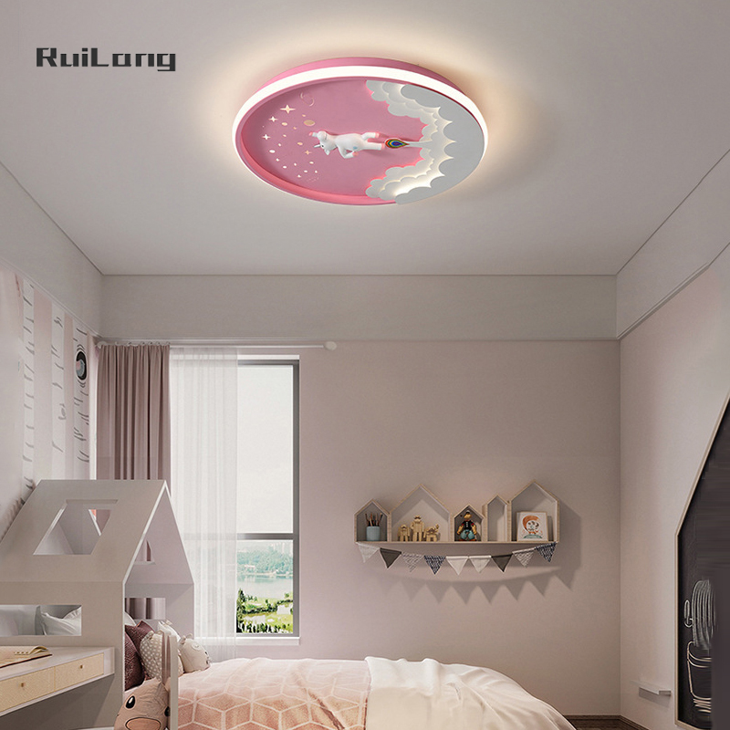 Cartoon Led Unicorn Ceiling La - đánh giá và giá Baby Nursery Ceiling Light