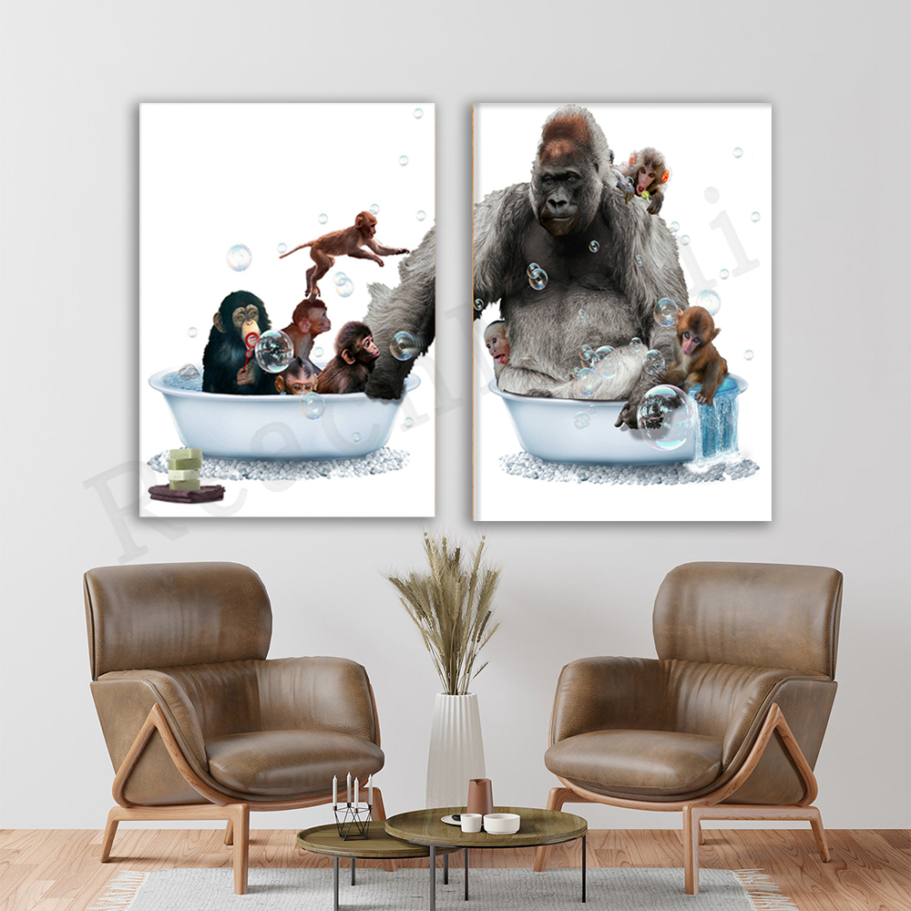 Gorilla Nursery Tub Print, Bab - đánh giá và giá Baby Zoo Nursery