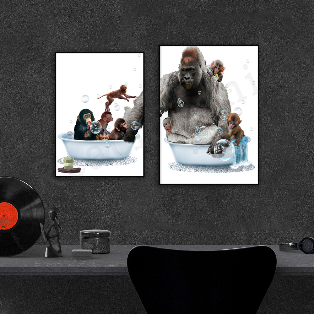 Gorilla Nursery Tub Print, Bab - đánh giá và giá Baby Zoo Nursery