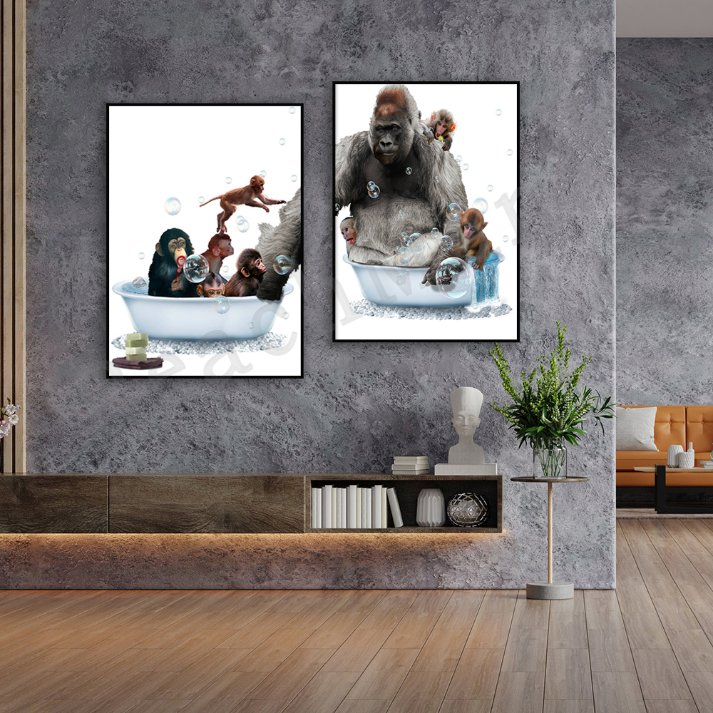 Gorilla Nursery Tub Print, Bab - đánh giá và giá Baby Zoo Nursery