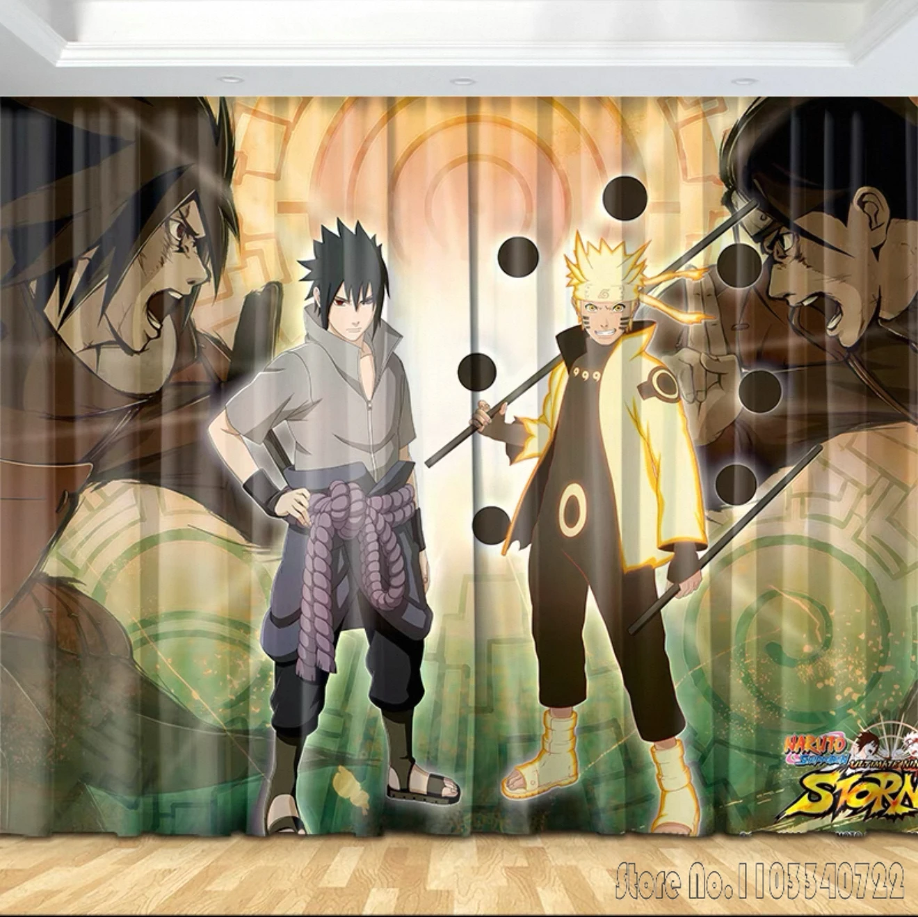 Anime N-Naruto Akatsuki Cartoo - đánh giá và giá Baby Nursery Blackout Curtains