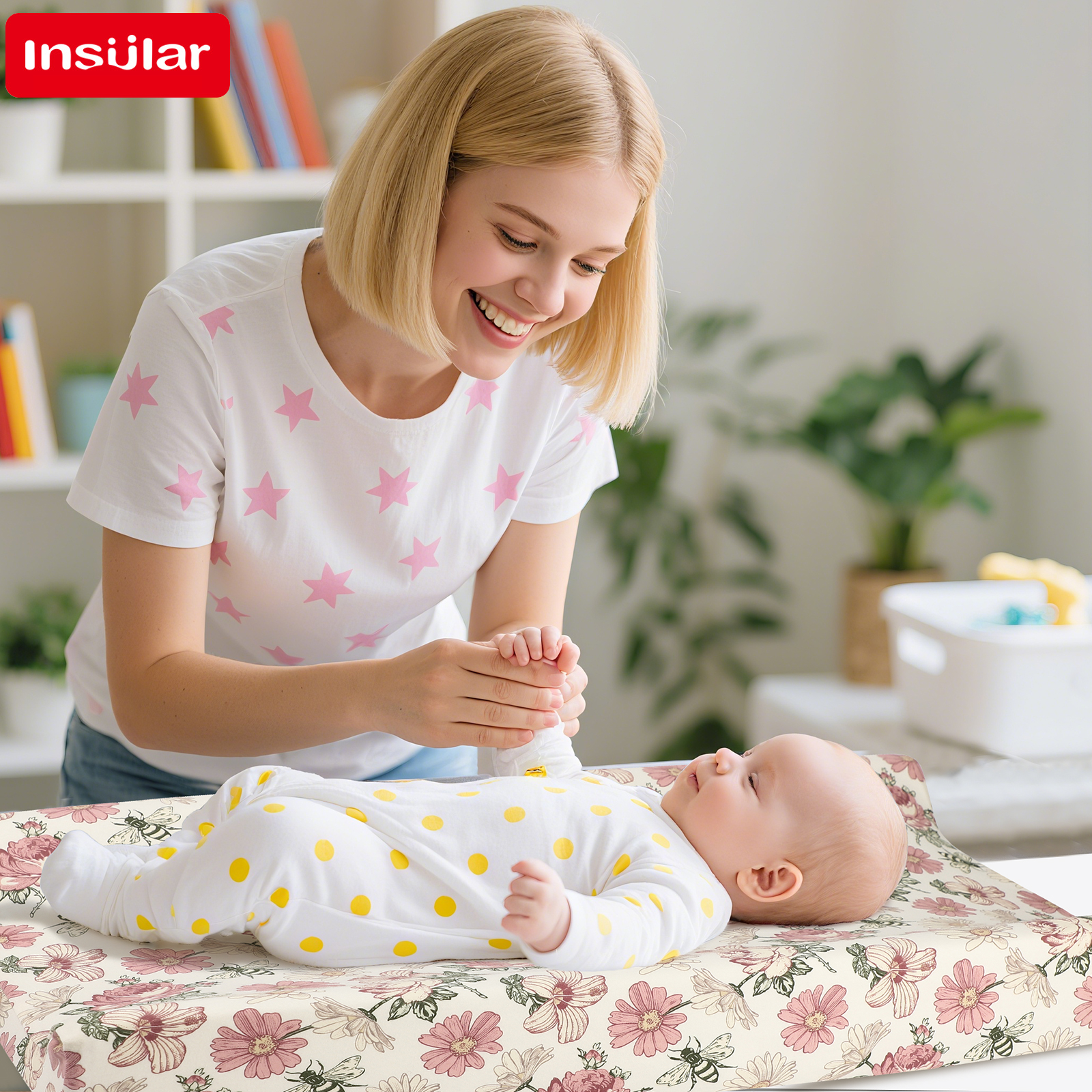 Pure Cotton Cushion Reusable C - đánh giá và giá Changing Table Topper