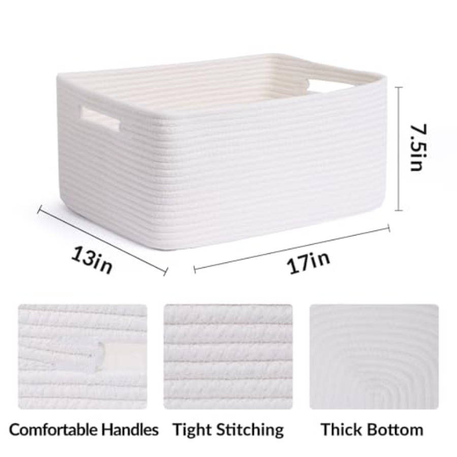 Large Storage Baskets for Orga - đánh giá và giá Baby Nursery Closet