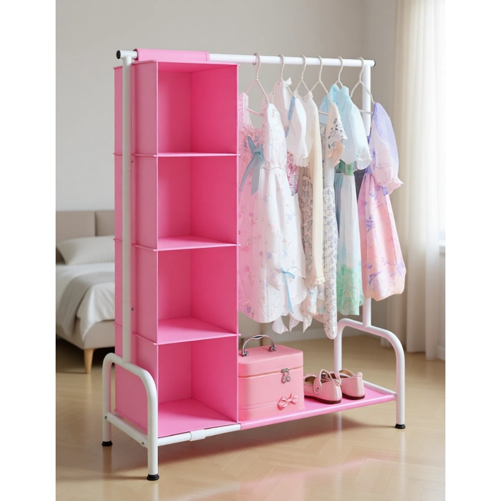 Tall Kids Clothing Rack with H - đánh giá và giá Baby Nursery Closet
