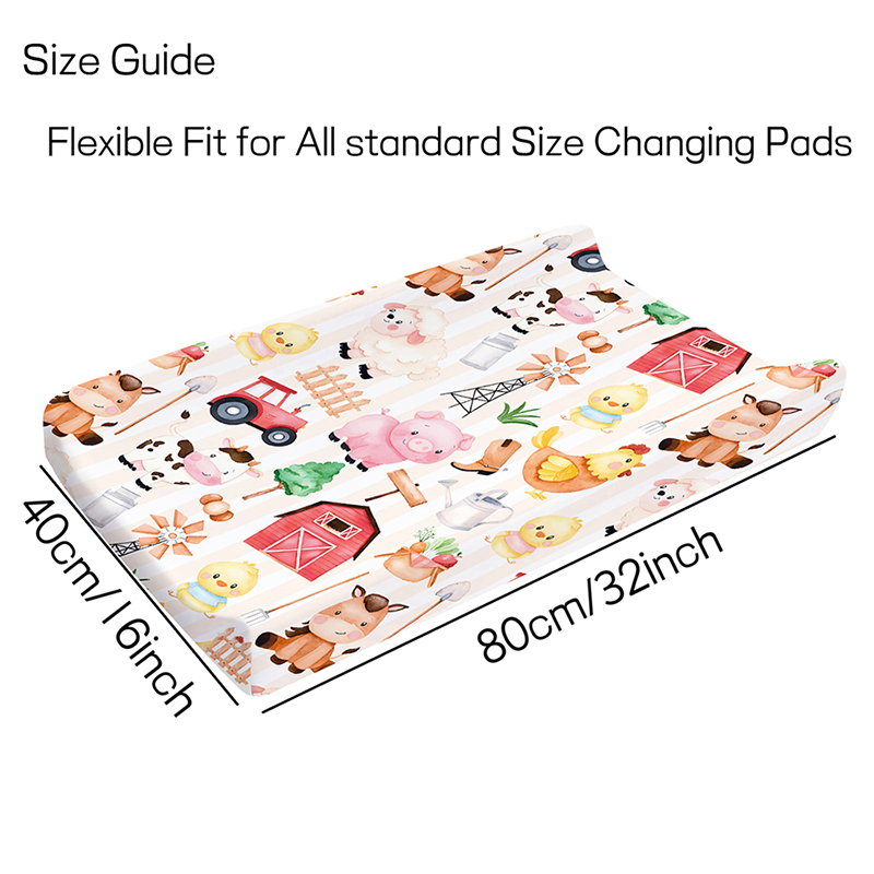 Diaper Changing Pad Cover Prin - đánh giá và giá Changing Table Topper