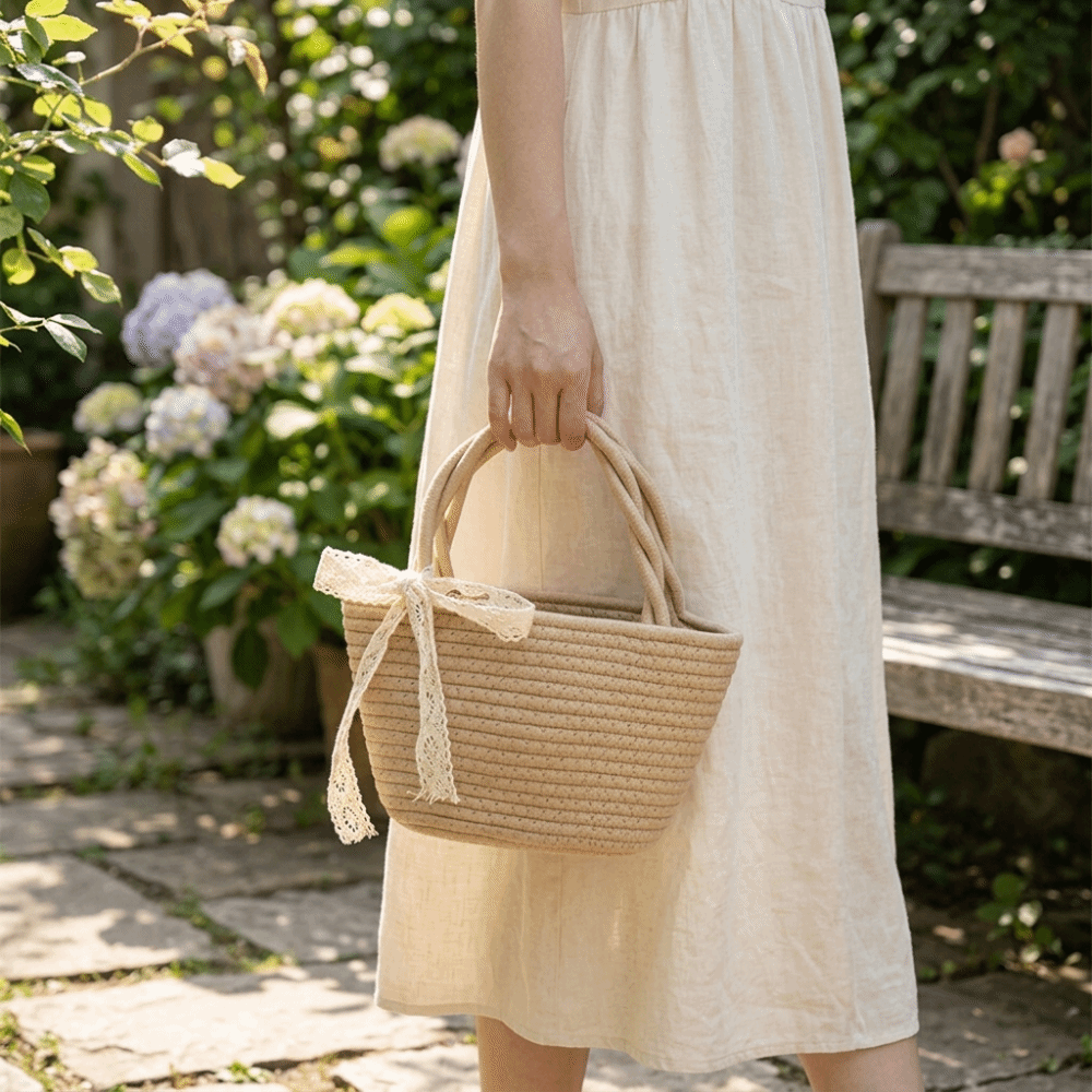 Fashion Cotton Thread Woven Co - đánh giá và giá Storage Basket Fabric