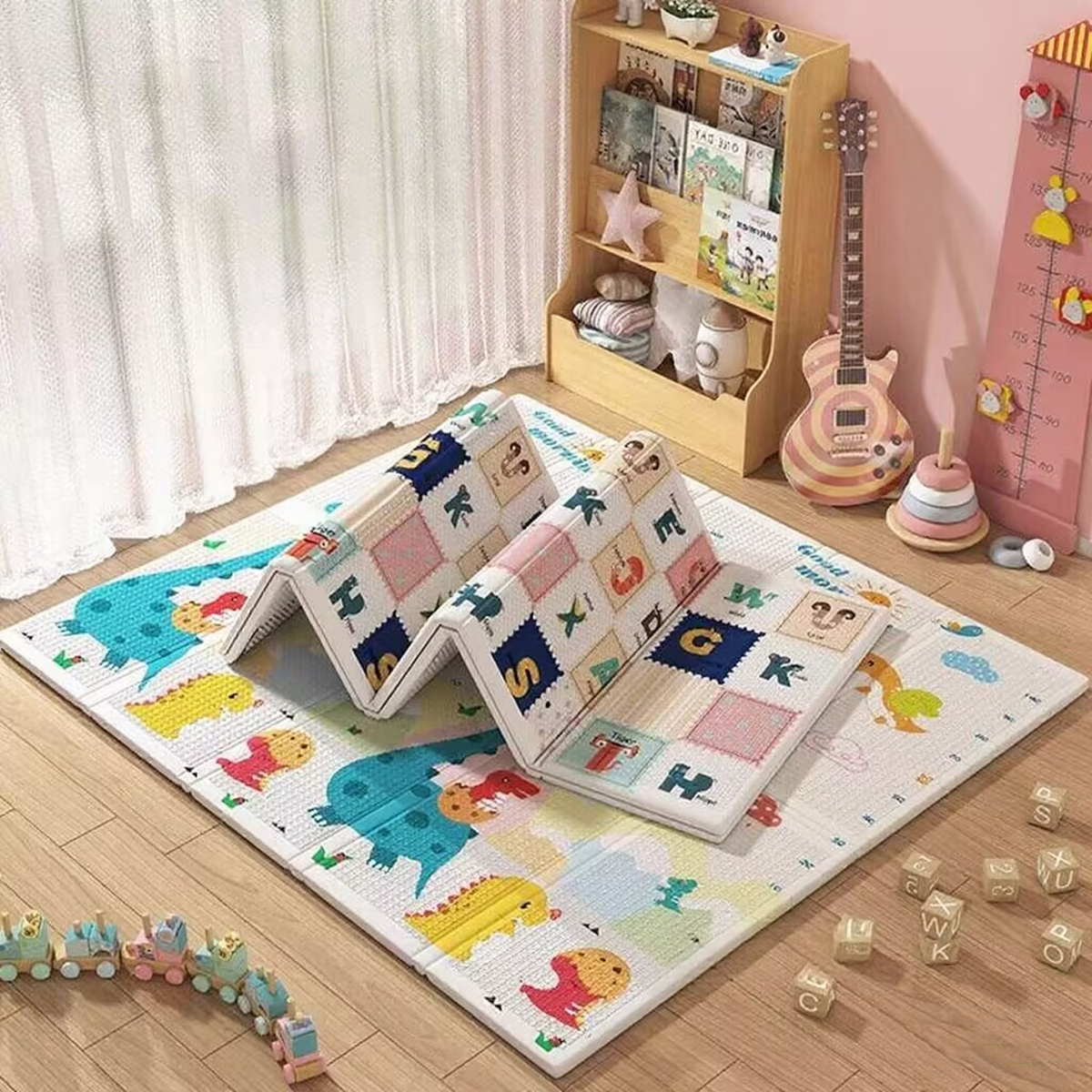 Non-Toxic Foldable Baby Play M - đánh giá và giá Baby Nursery Games