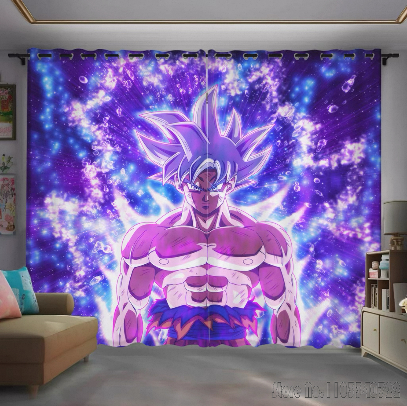 Hot Child Anime Dragon Ball Wu - đánh giá và giá Baby Nursery Blackout Curtains