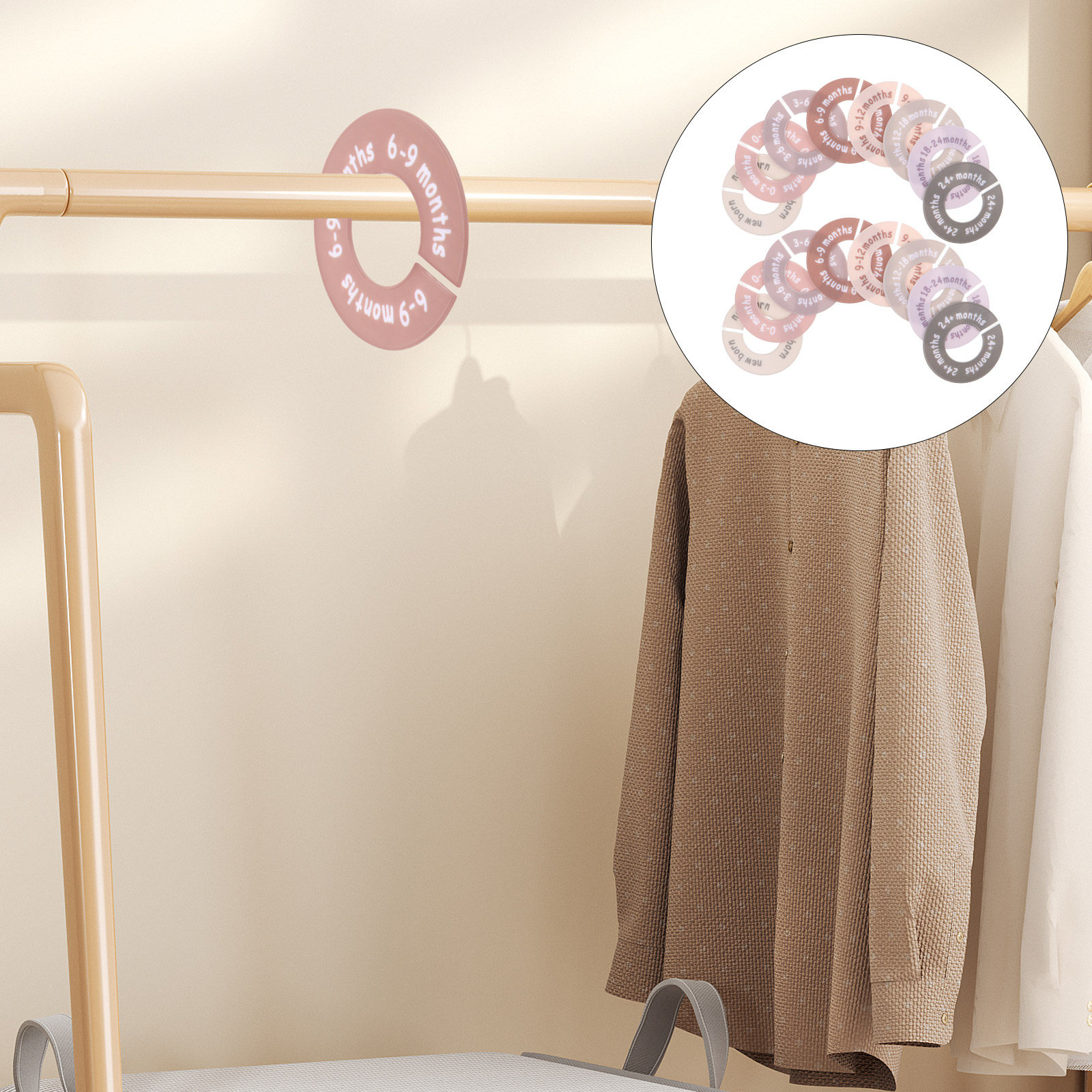 1Set Baby Closet Size Dividers - đánh giá và giá Baby Nursery Closet