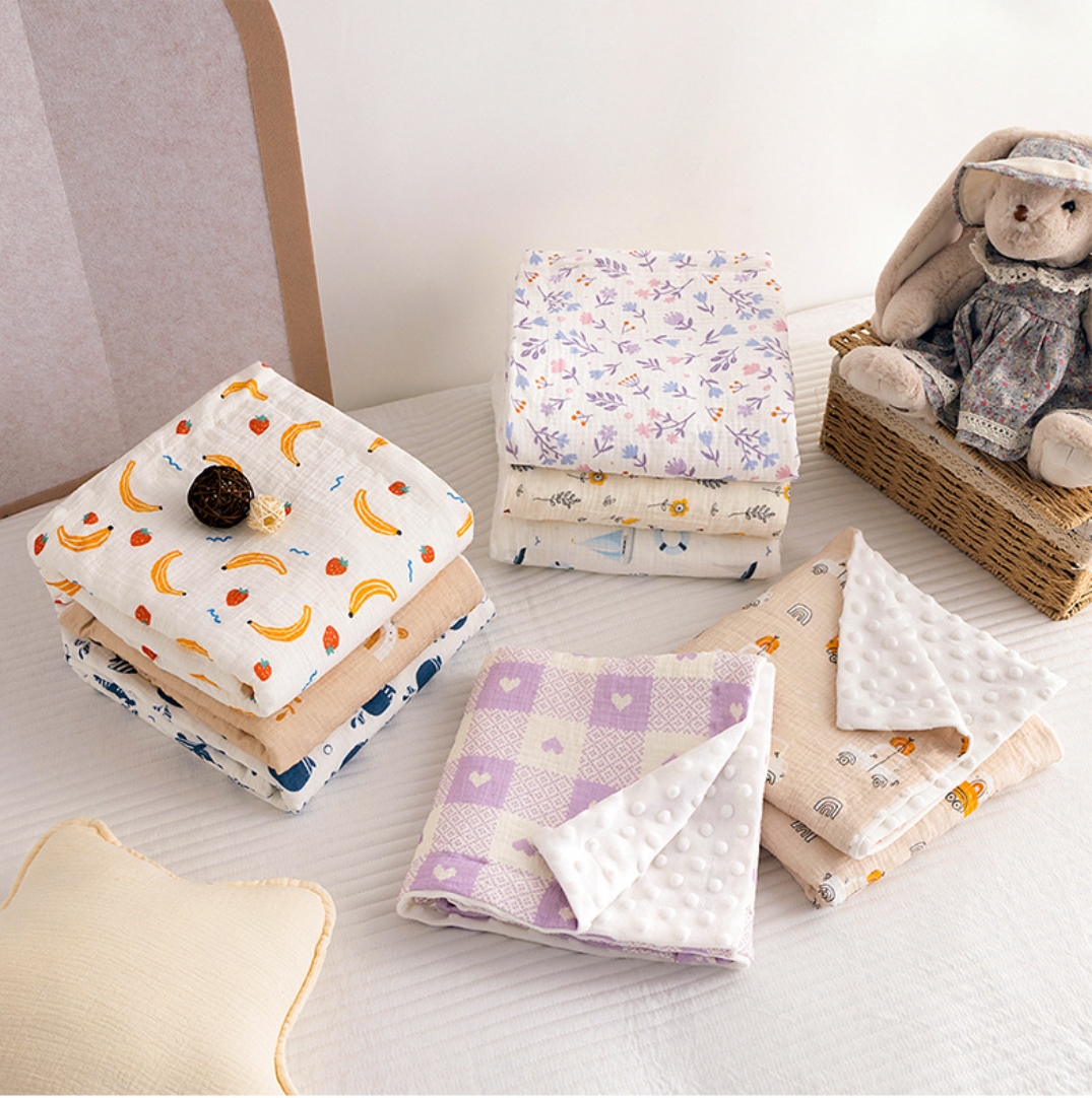Muslin Baby Swaddle Blanket Fo - đánh giá và giá Baby Boy Nursery Quilt