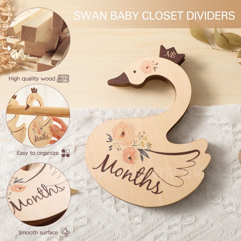 Wooden Baby Clothes Dividers W - đánh giá và giá Baby Nursery Closet
