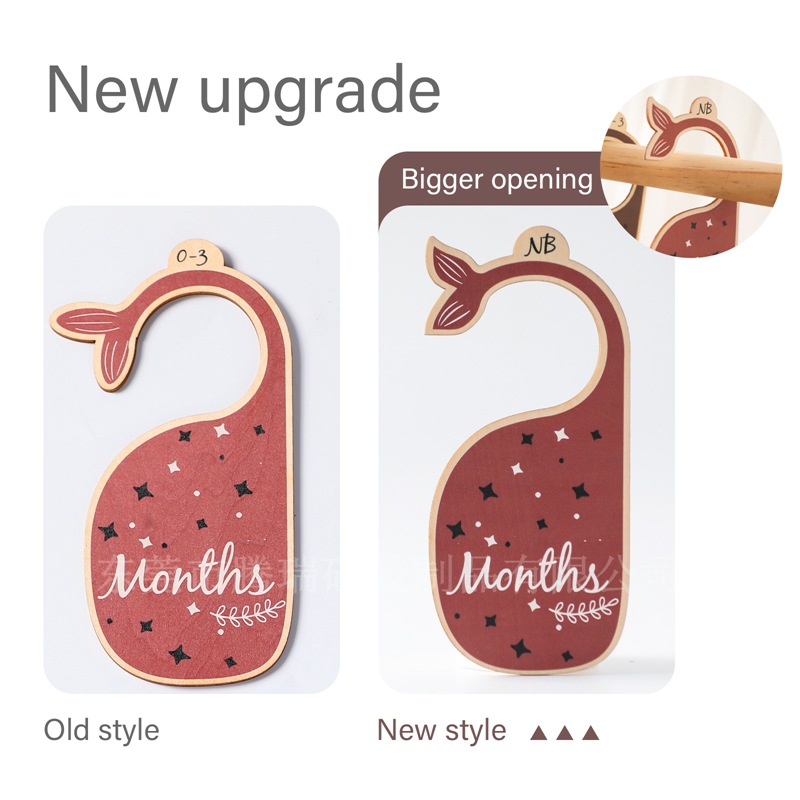Wooden Baby Clothes Dividers W - đánh giá và giá Baby Nursery Closet