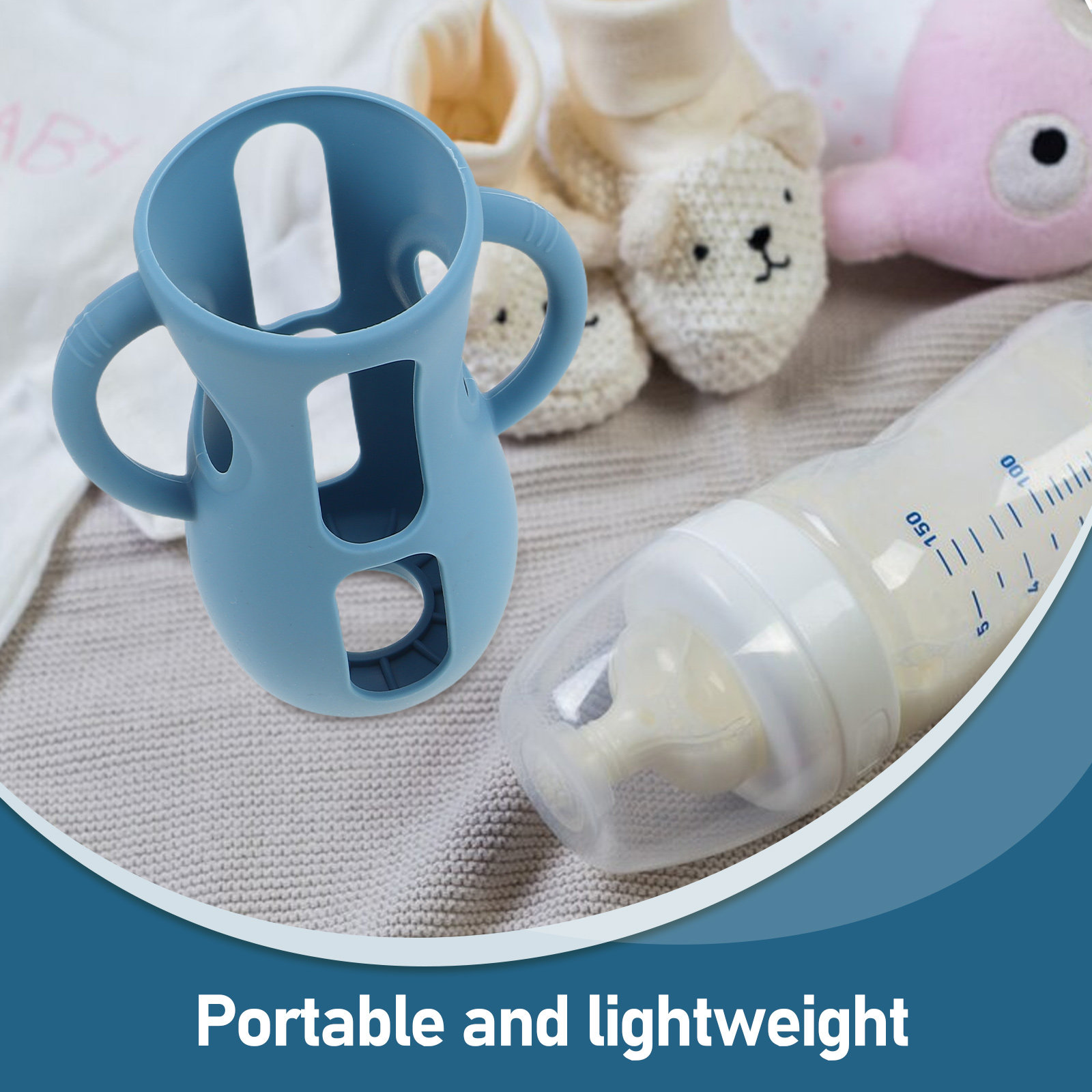 2Pcs Silicone Baby Bottle Slee - đánh giá và giá Baby Nursery Handles