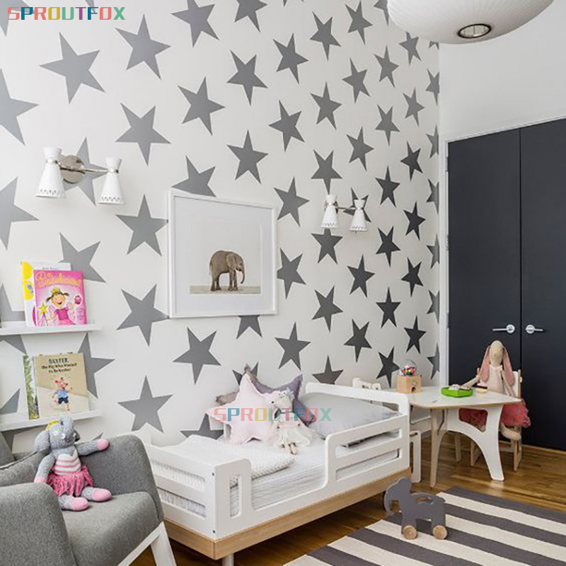 DIY Big Stars Vinyl Sticker Be - đánh giá và giá Baby Nursery Mural Wallpaper