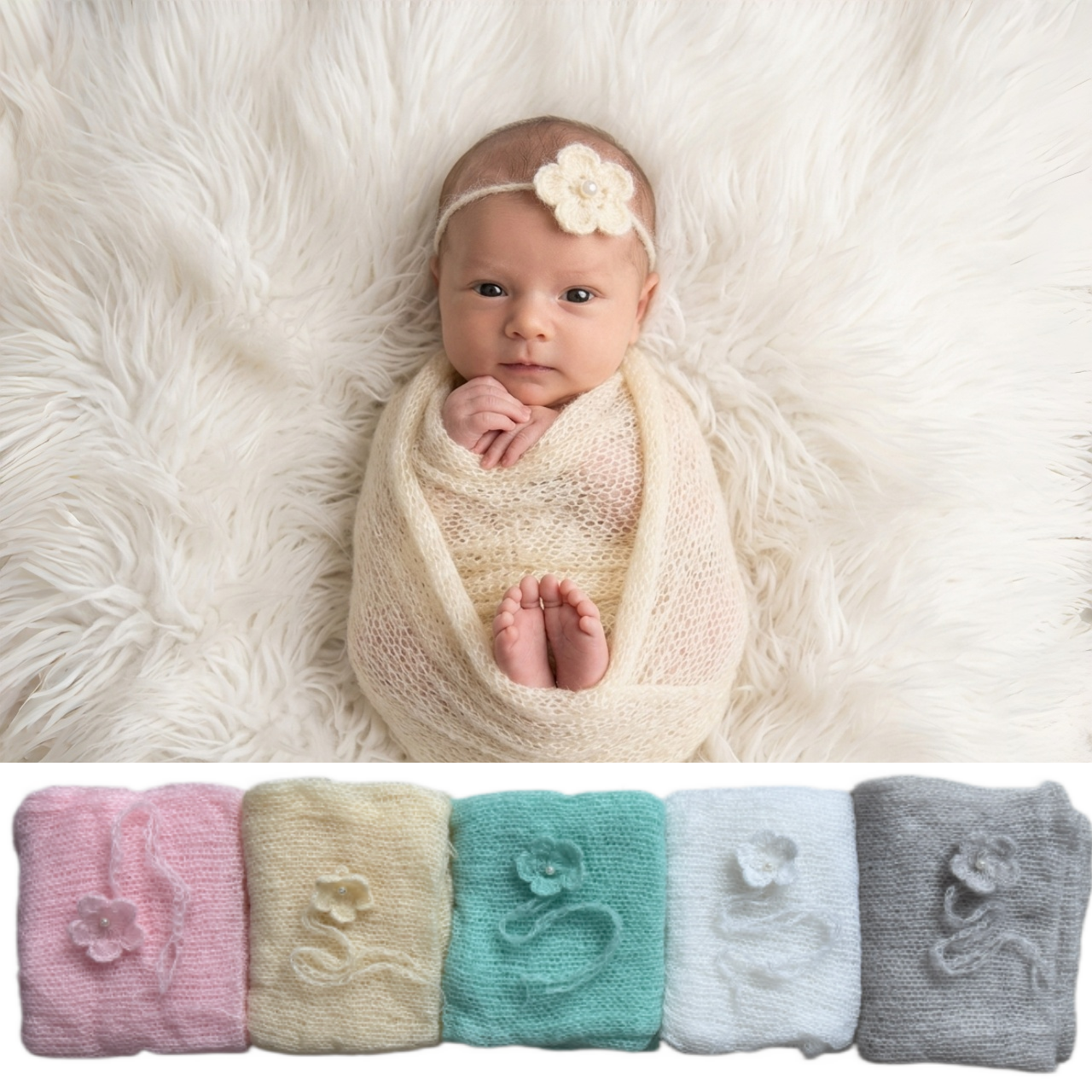 Newborn Photography Props Moha - đánh giá và giá Baby Wrap Stretchy