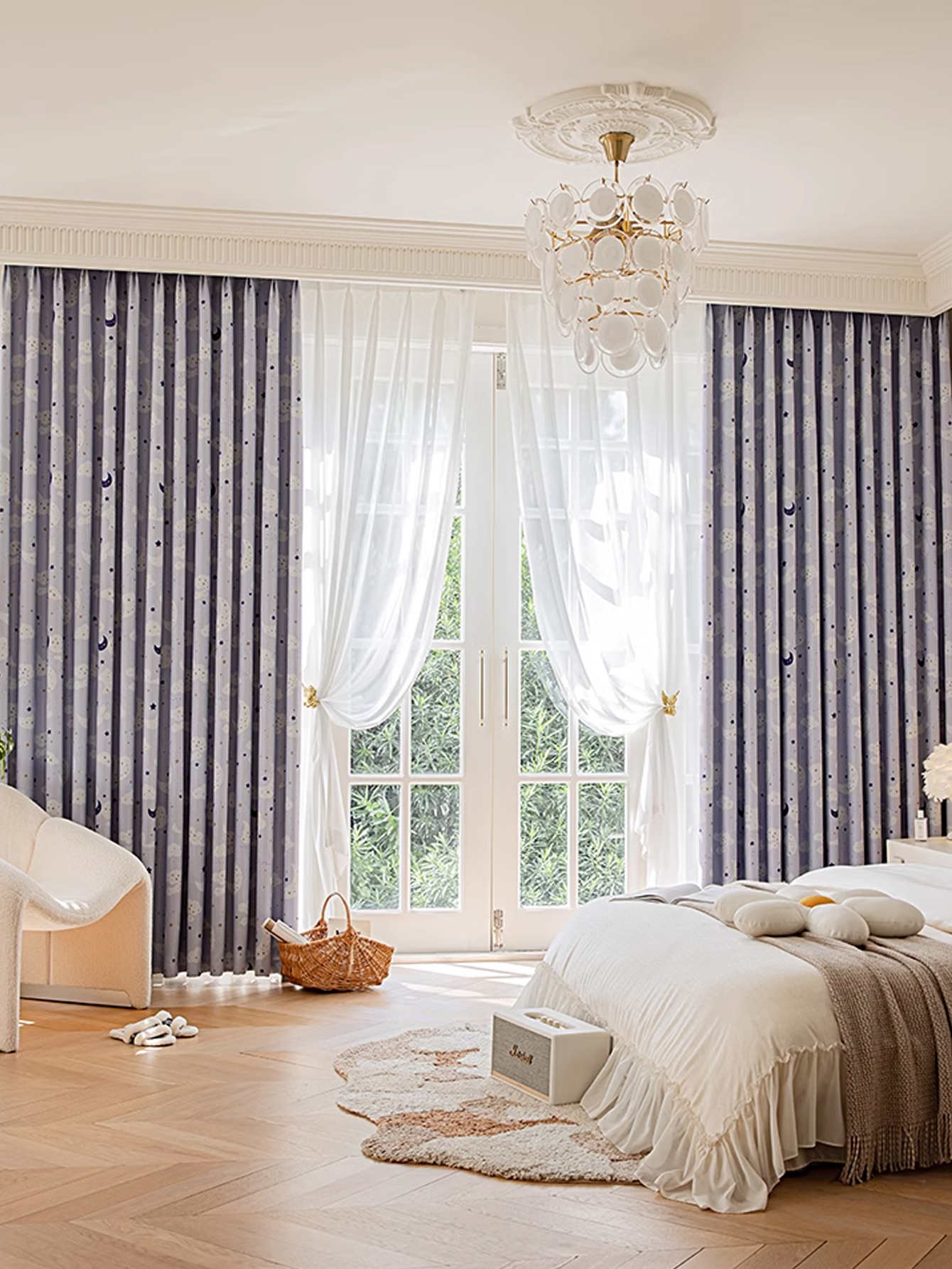 Stylish Cartoon-Print Blackout - đánh giá và giá Baby Nursery Blackout Curtains