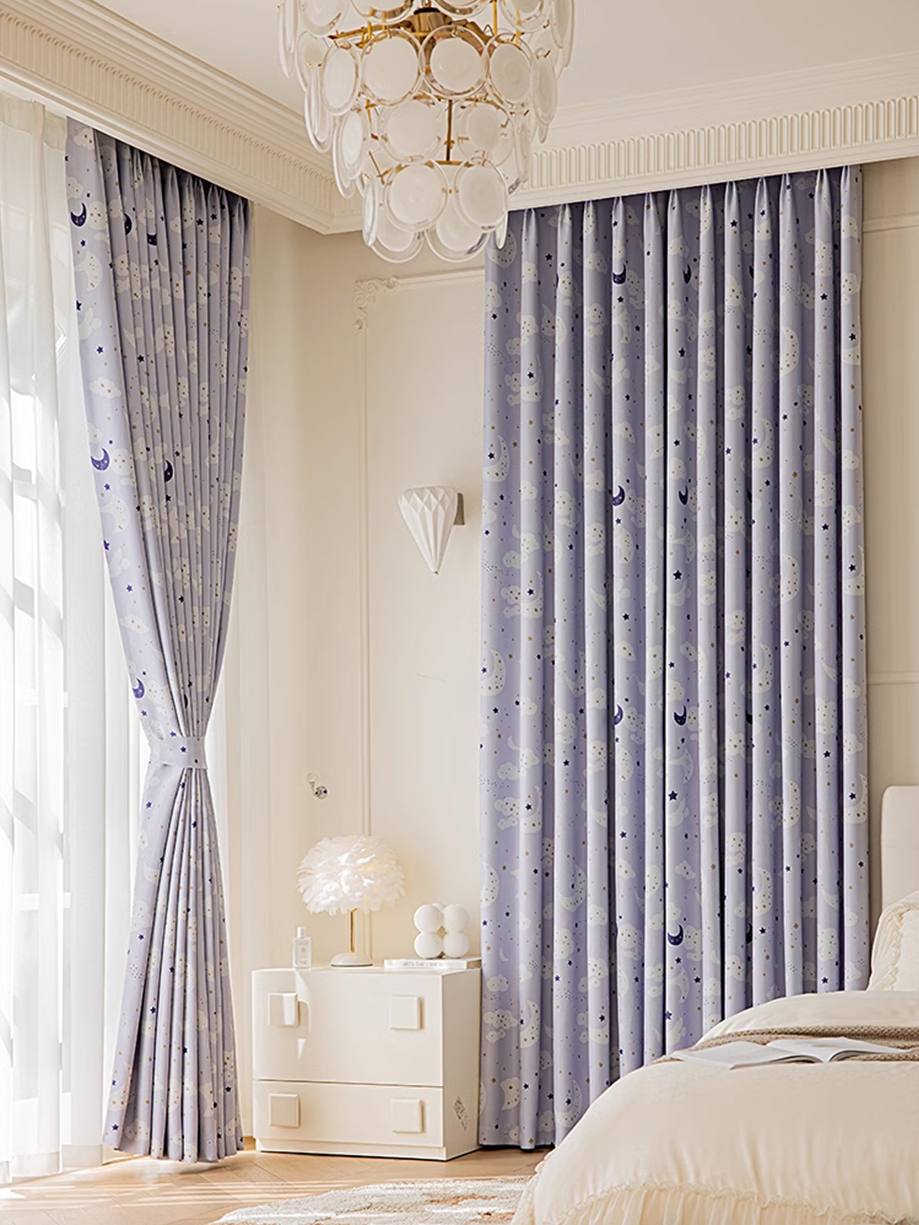Stylish Cartoon-Print Blackout - đánh giá và giá Baby Nursery Blackout Curtains