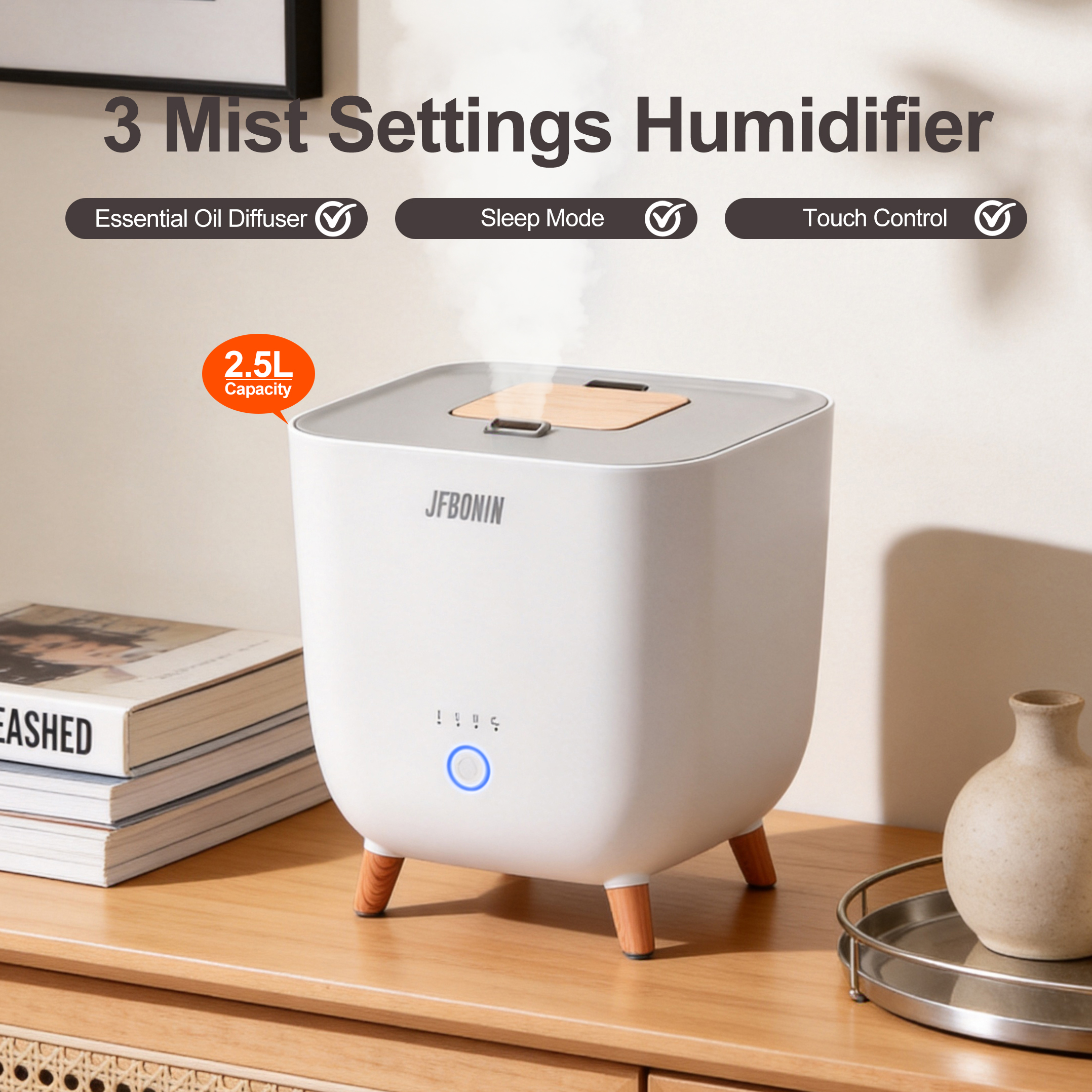 Smart Aromatherapy Humidifier, - đánh giá và giá Humidifier Nursery Quiet