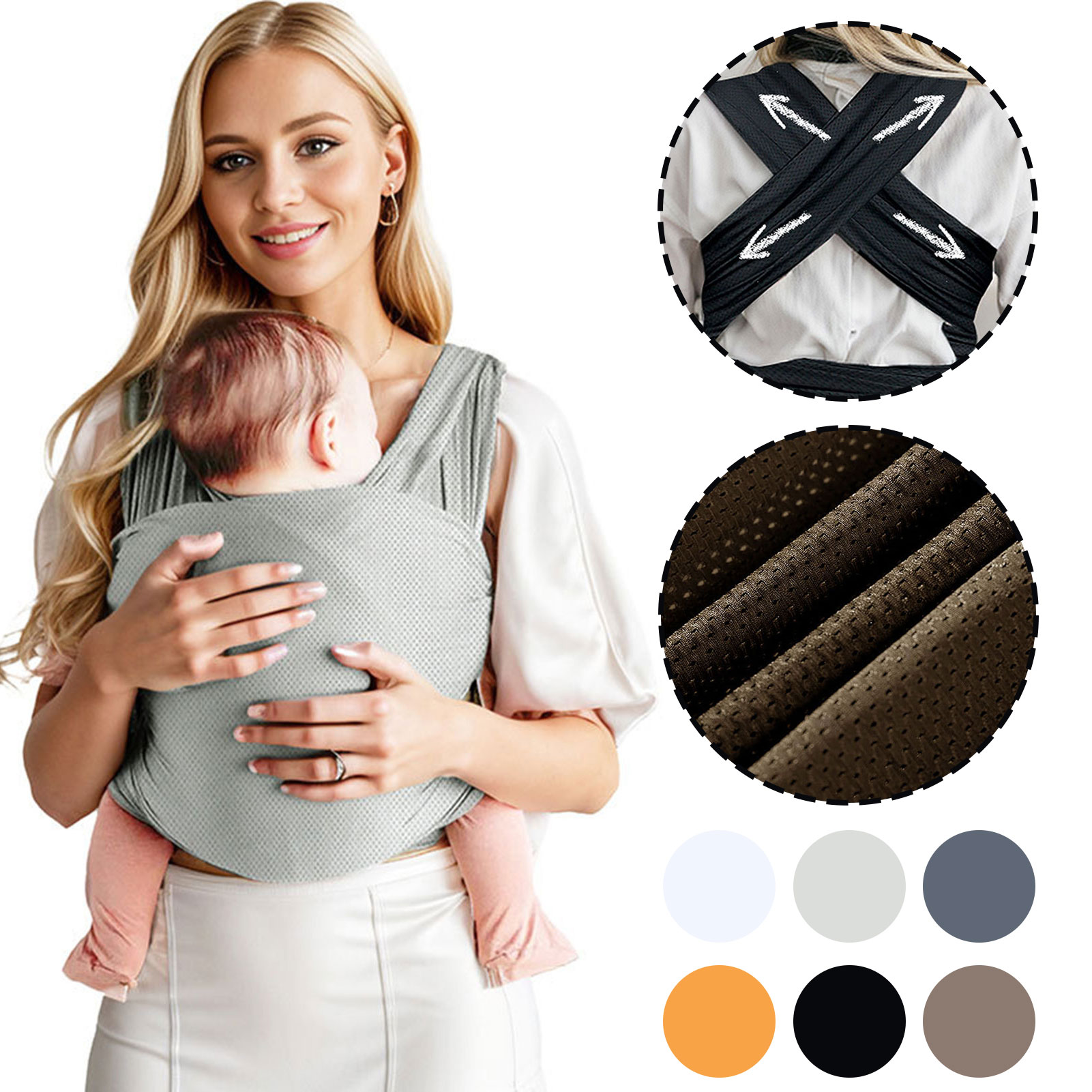 All in 1 Stretchy Baby Wrap El - đánh giá và giá Baby Wrap Stretchy