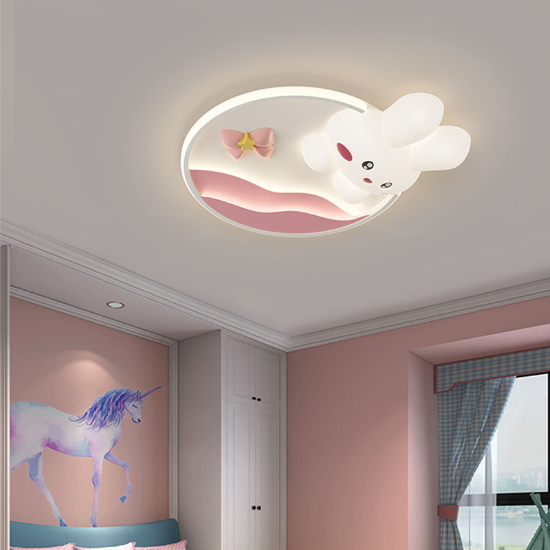 New 3D Rabbit Ceiling Lamp Car - đánh giá và giá Baby Nursery Ceiling Light