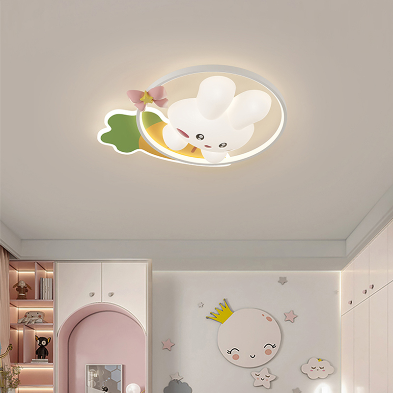 New 3D Rabbit Ceiling Lamp Car - đánh giá và giá Baby Nursery Ceiling Light