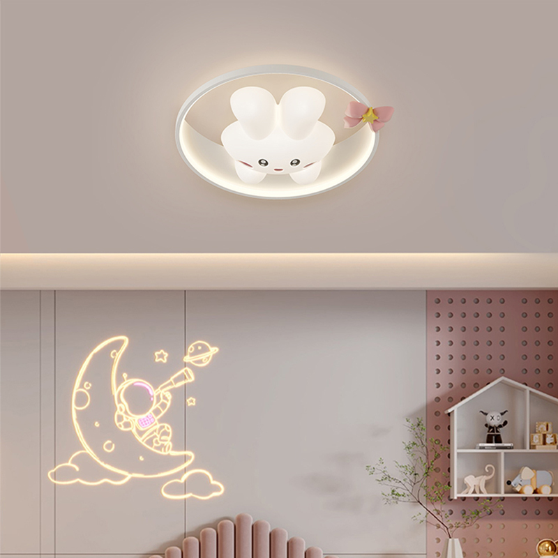 New 3D Rabbit Ceiling Lamp Car - đánh giá và giá Baby Nursery Ceiling Light