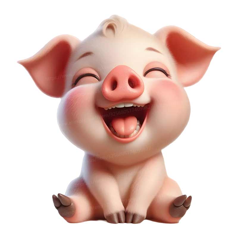 Cute piggy Wall Sticker Baby K - đánh giá và giá Baby Nursery Mural Wallpaper