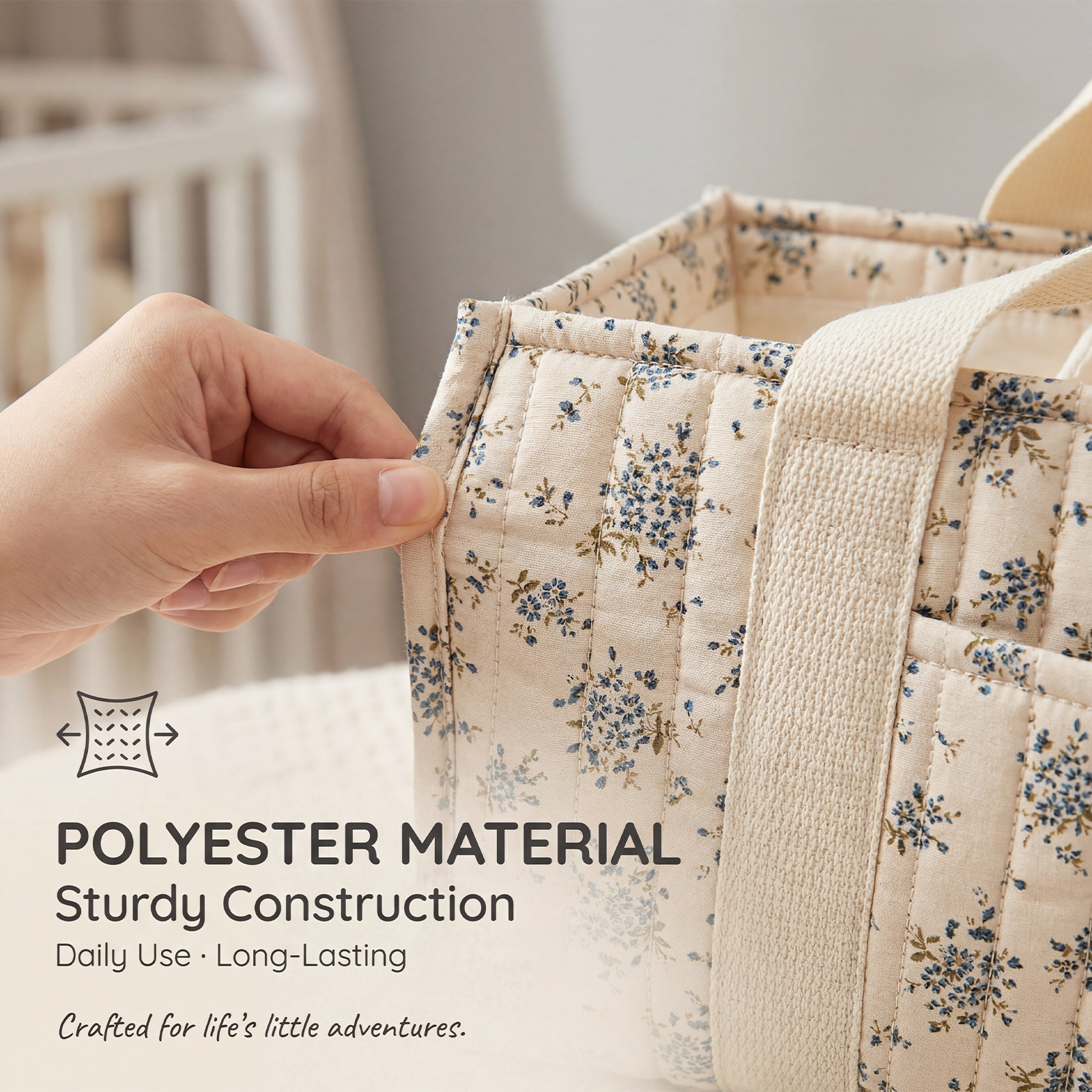 Foldable Diaper Caddy Organize - đánh giá và giá Baby Nursery Handles