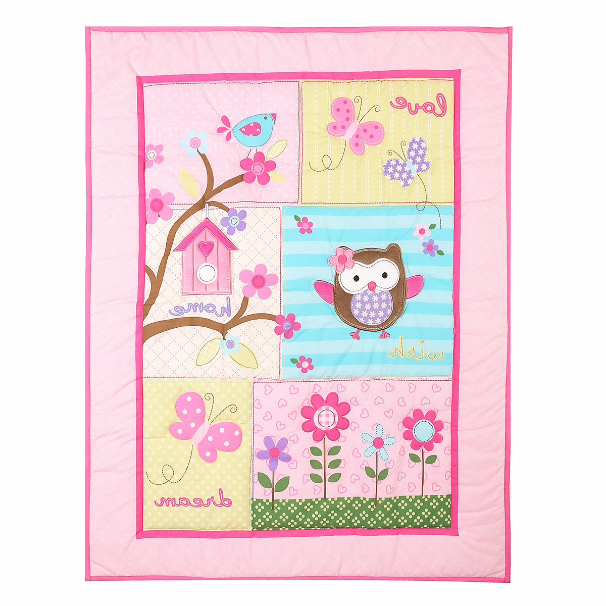 7Pcs Boy Baby Crib Bedding Set - đánh giá và giá Baby Boy Nursery Quilt
