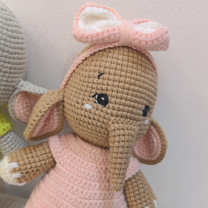 Handmade Crochet Elephant Coup - đánh giá và giá Baby Nursery Games
