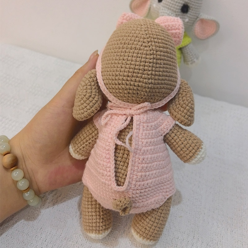 Handmade Crochet Elephant Coup - đánh giá và giá Baby Nursery Games