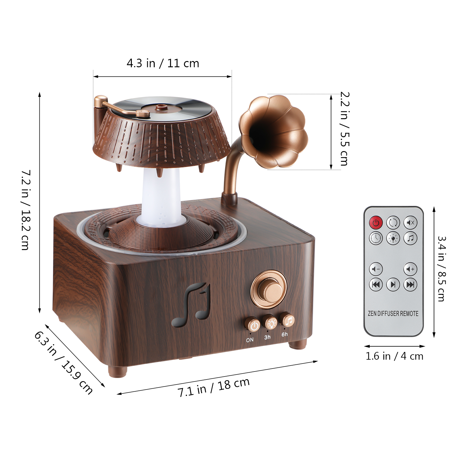 Vintage Essential Oil Diffuser - đánh giá và giá Humidifier Nursery Quiet