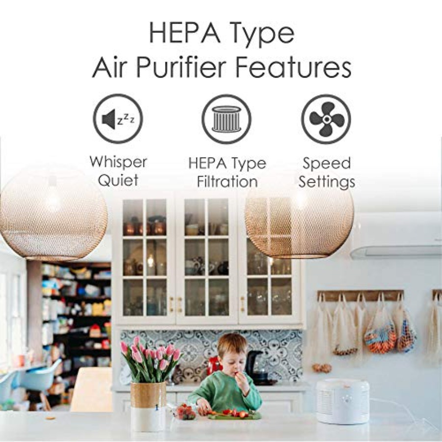 Home air purifier with HEPA fi - đánh giá và giá Baby Nursery Air Purifier