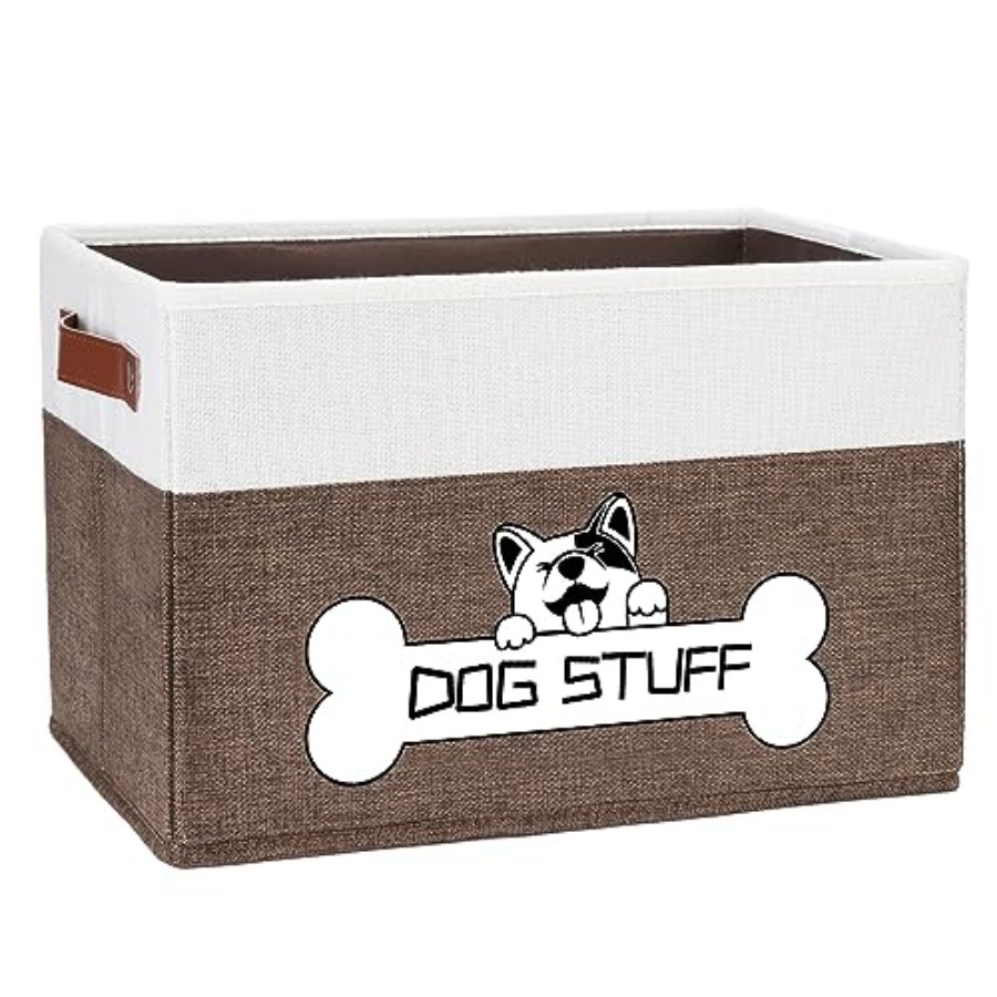 Foldable Dog Toy Box, Fabric P - đánh giá và giá Storage Basket Fabric