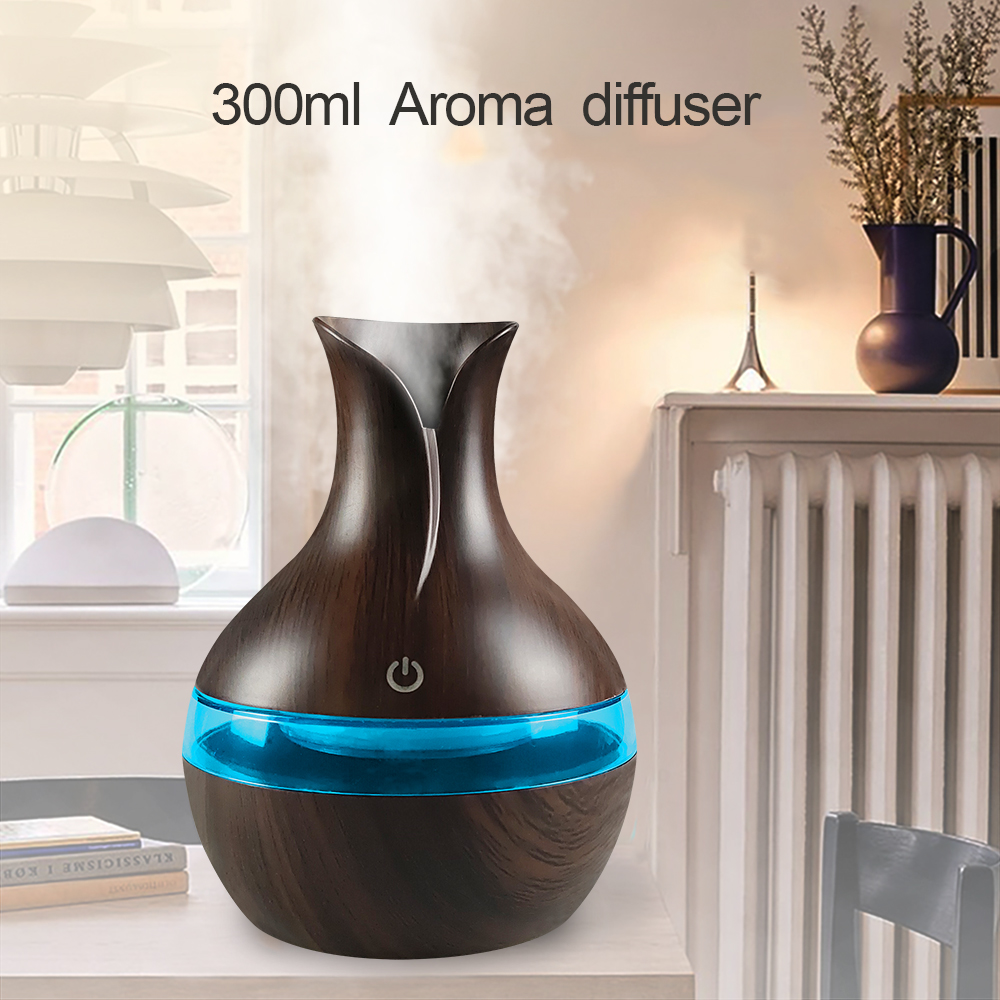 Diffuser For Home 300ml Wooden - đánh giá và giá Humidifier Nursery Quiet