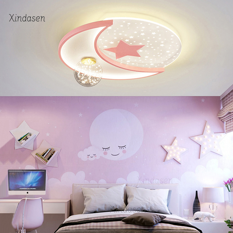Creative Moon Star Ceiling Lam - đánh giá và giá Baby Nursery Ceiling Light